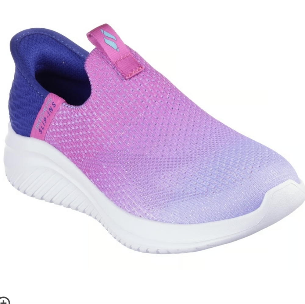 Skechers Girls Slip-Ins Sneakers, Size 3, NWT
